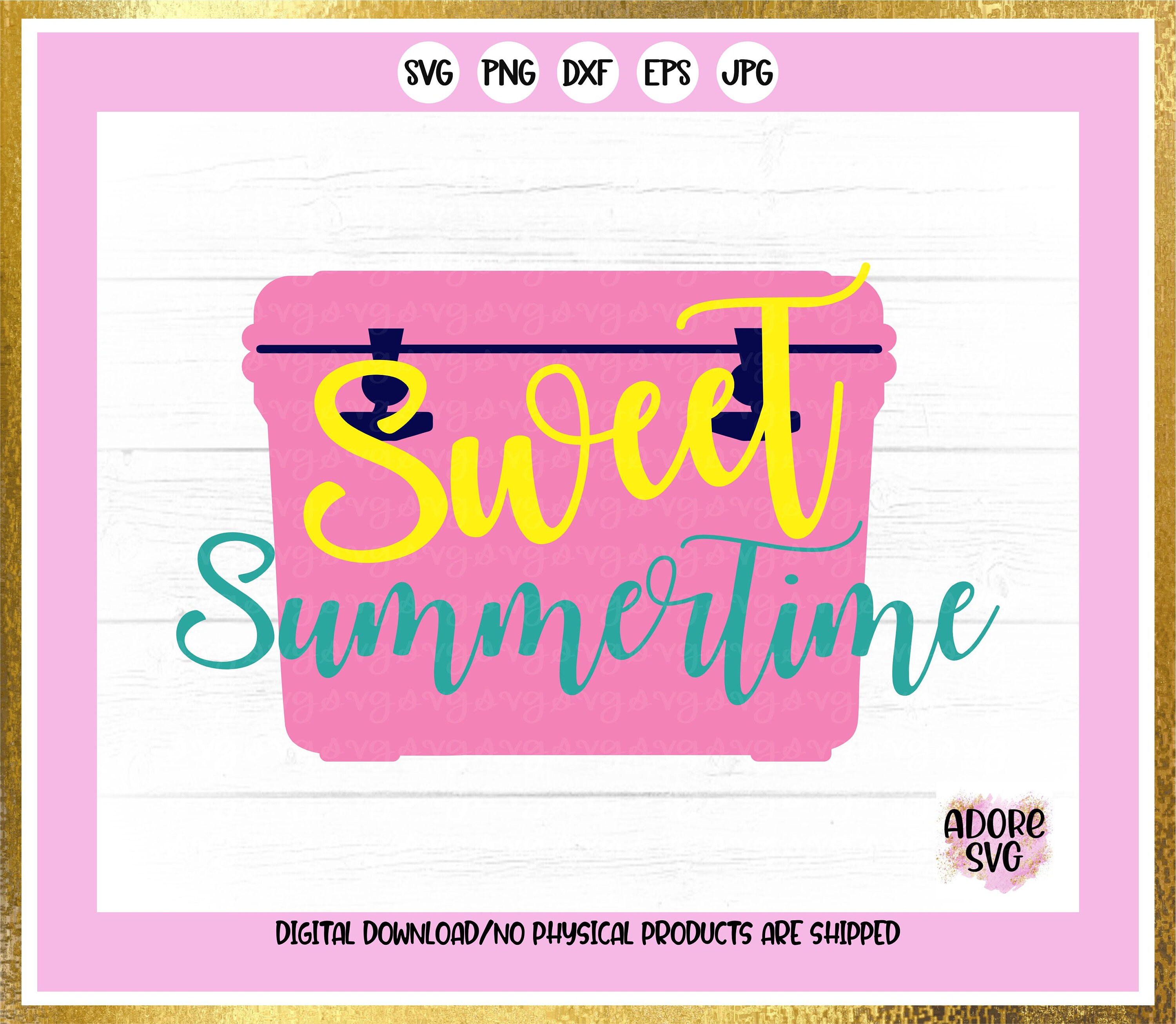 Download Summer Svg Summertime Svg Cooler Svg Yeti Svg Camping Svg Beach Svg Sweet Summer Svg Summer Svg Designs Summer Cut File Cricut Svg