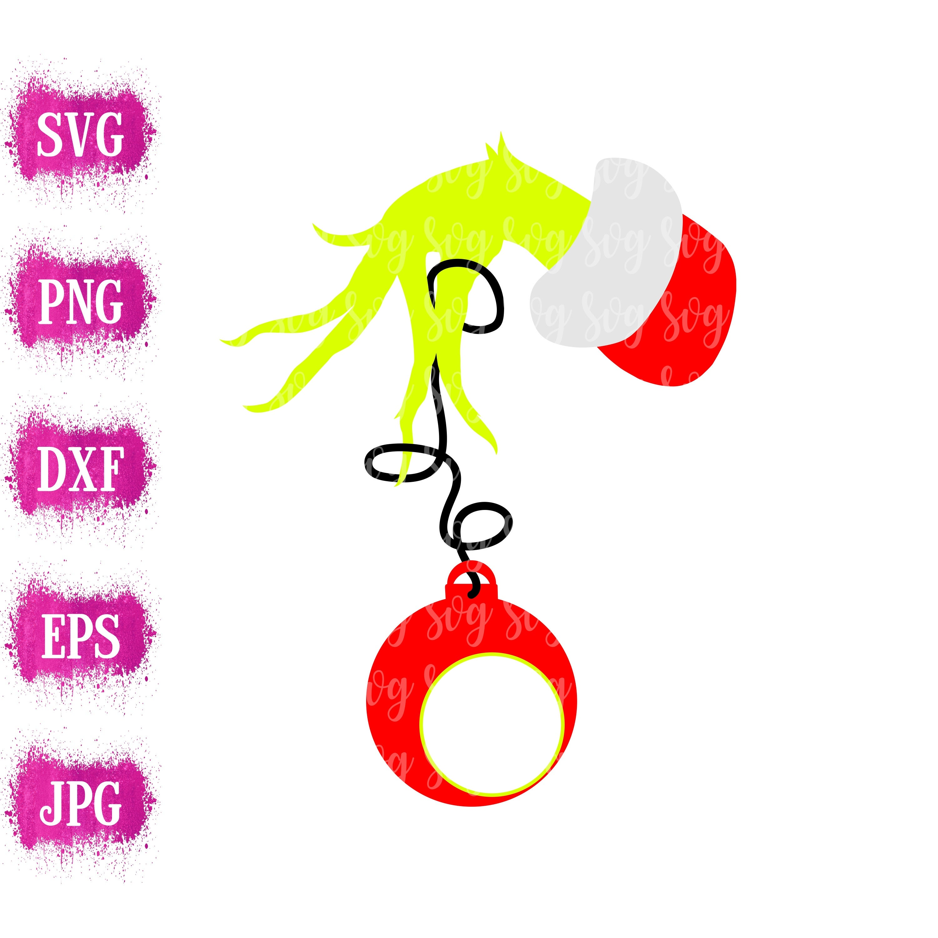Download Monogram Grinch Hand Svg Christmas Monogram Svg Monogram Svg Ornament Monogram Svg Christmas Svg Design Christmas Cut File Svg For Cricut