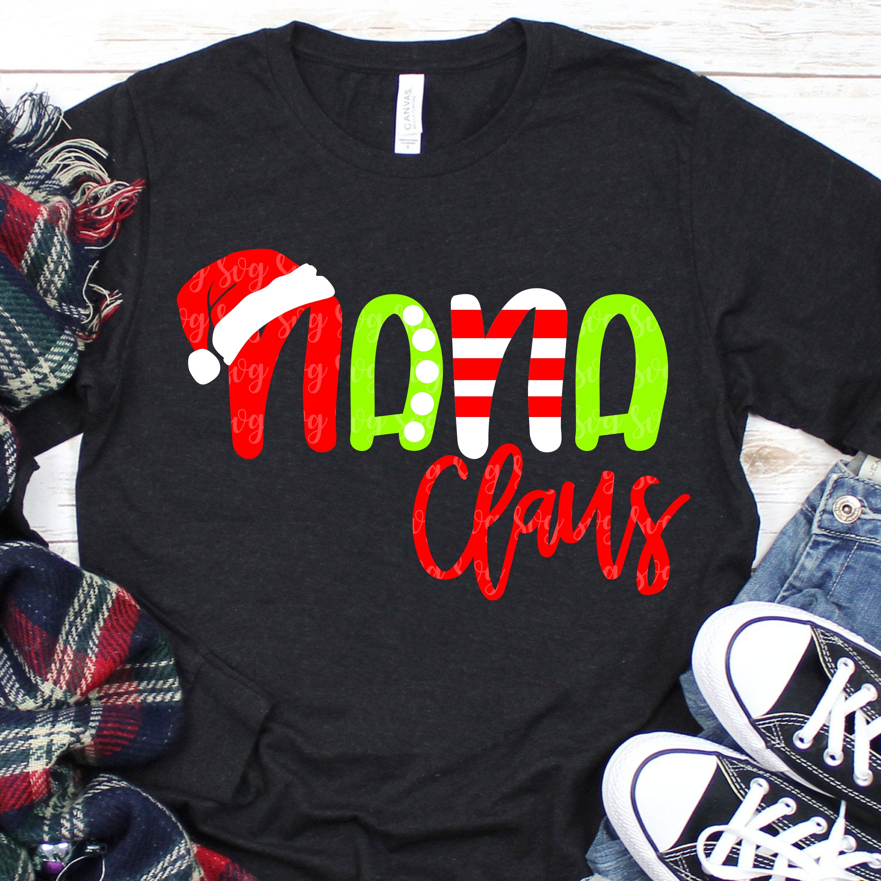 Download nana claus svg, christmas nana svg,nana svg, santa hat svg ...