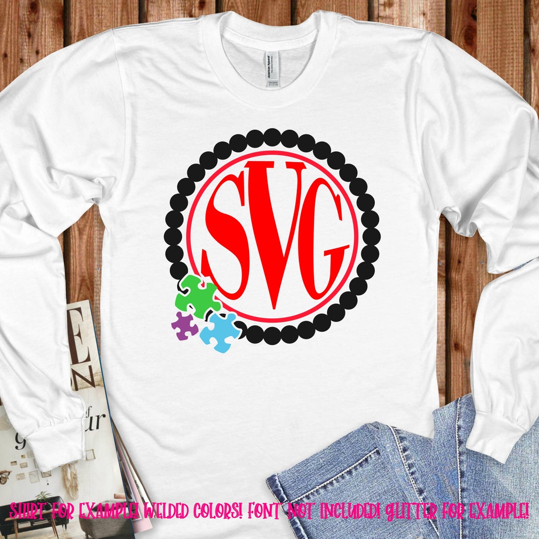 Autism Svg, Autism Monogram Svg, Autism,awareness Svg, Autism Puzzle ...