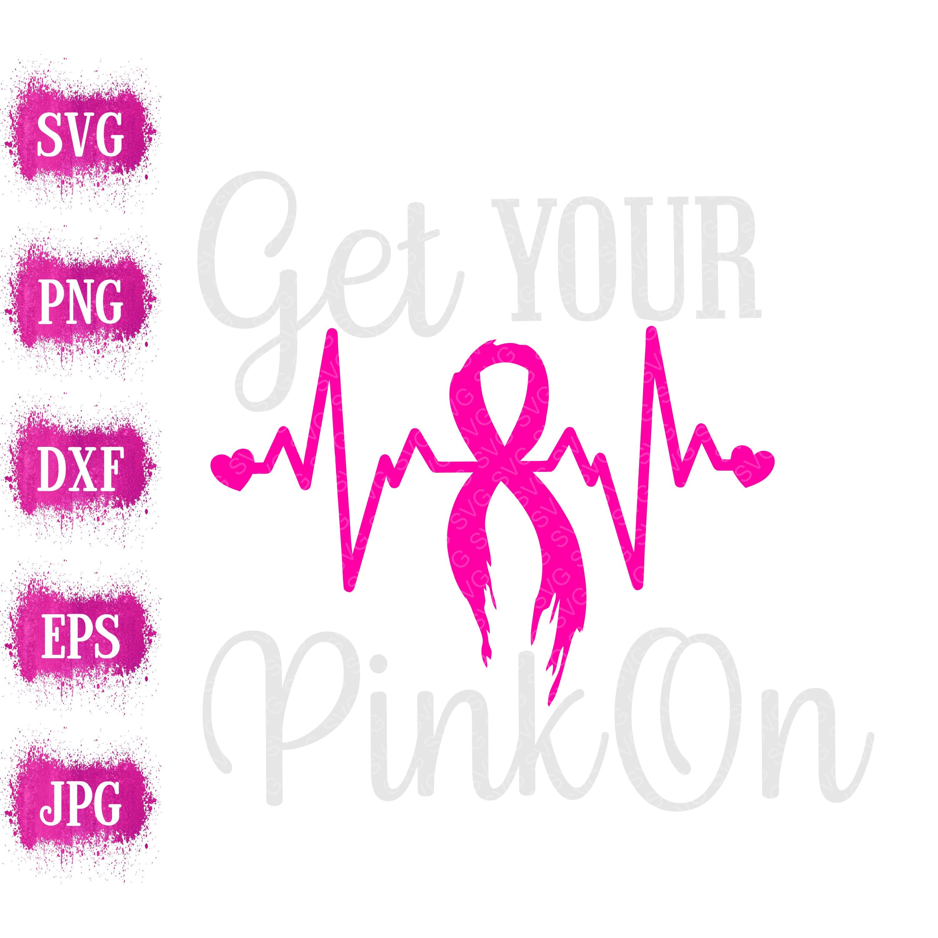 Heartbeat Svg Awareness Svg Cancer Survivor Svg Breast Cancer Svg Designs Breast Cancer Cut Files Svg For Cricut Svg For Mobile