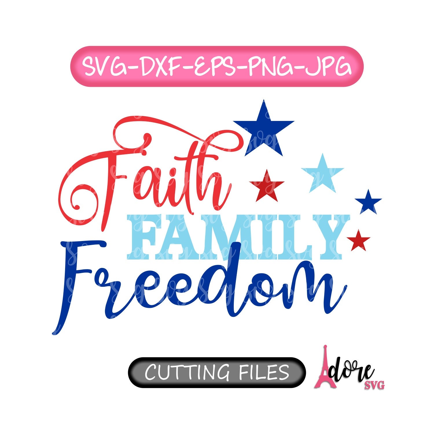 Download Faith Family Freedom svg,4th of july svg,independence day ...