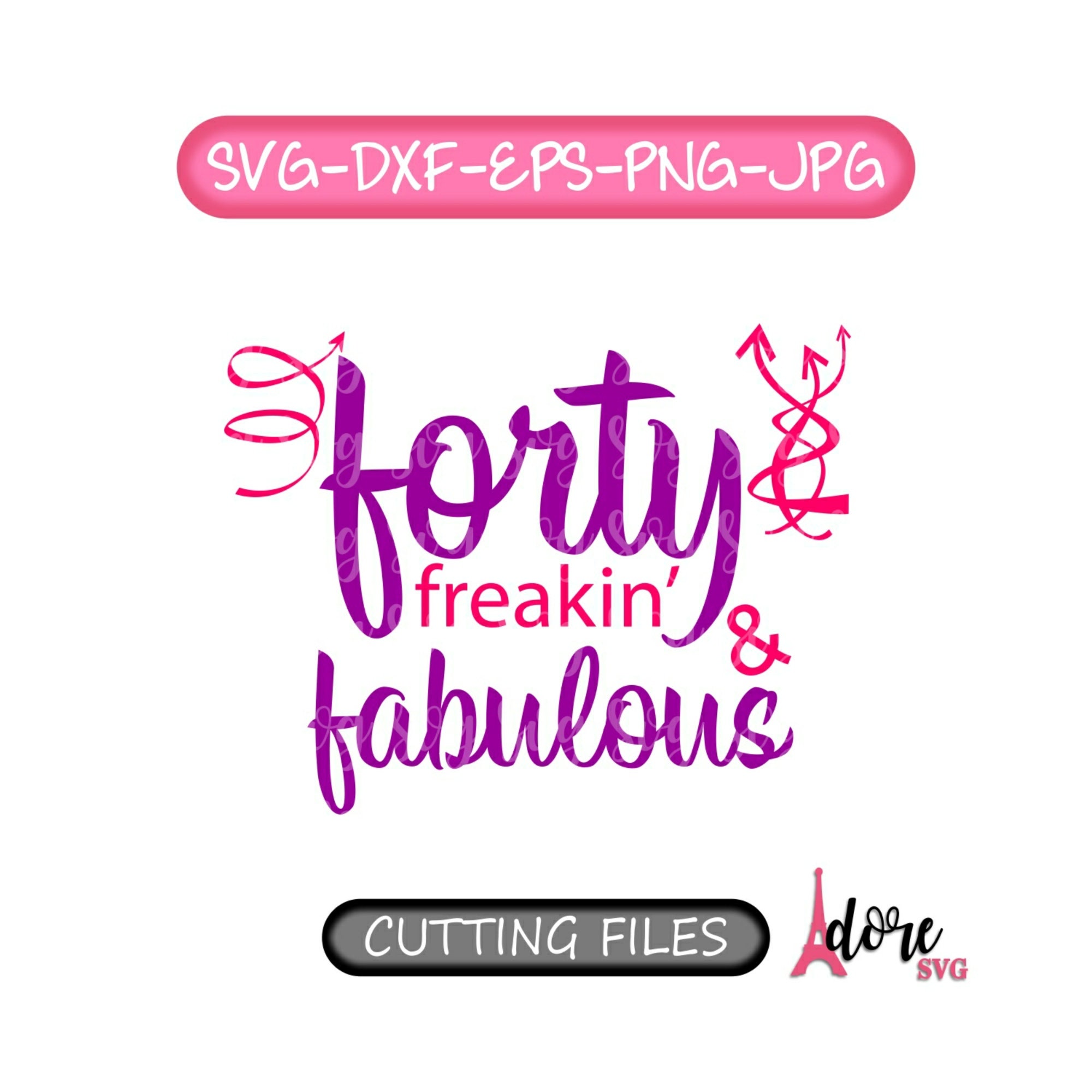 Download birthday svg,40th birthday svg,birthday for women,cricut svg file,birthday girl svg,fabulous ...
