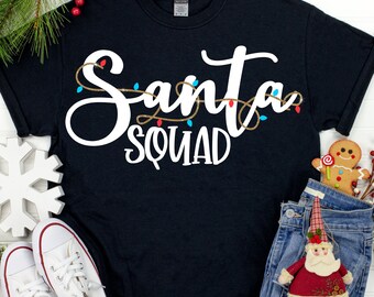 santa squad svg,Christmas squad svg, png, dxf, eps, Christmas svg, Christmas squad,squad svg,Christmas Svg Design, Christmas Cut Files