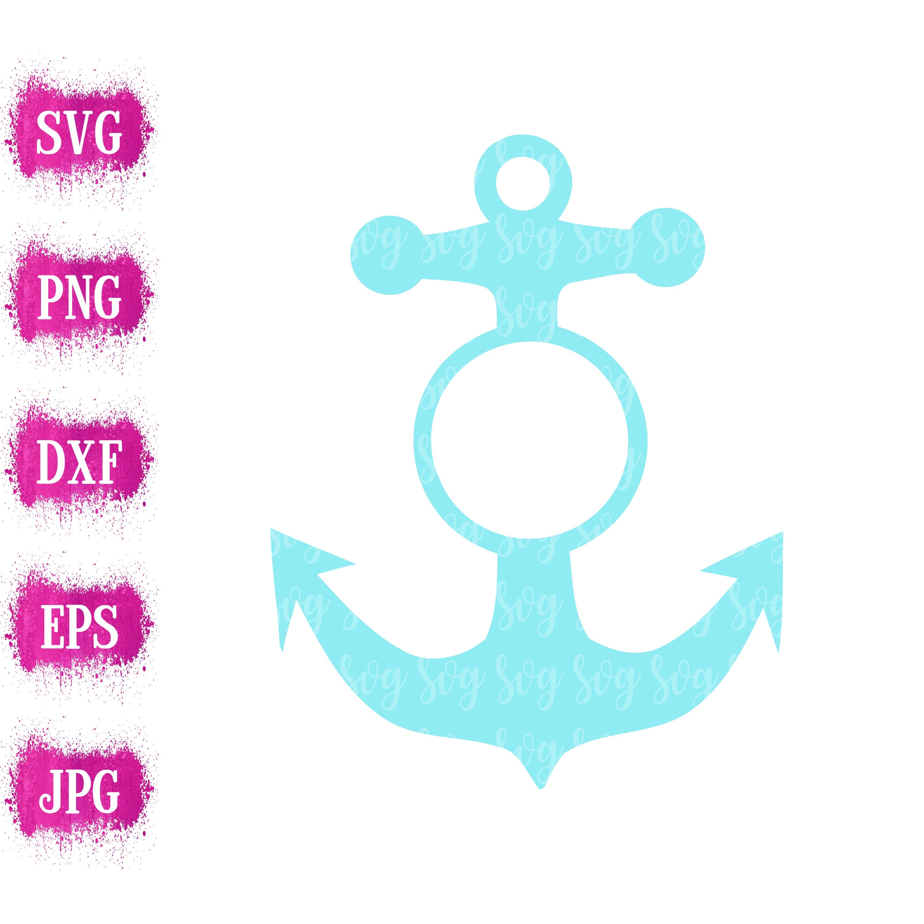 Download Summer Svg Anchor Monogram Svg Anchor Svg Monogram Svg Nautical Svg Vacation Svg Travel Svg Summer Svg Designs Summer Cut File