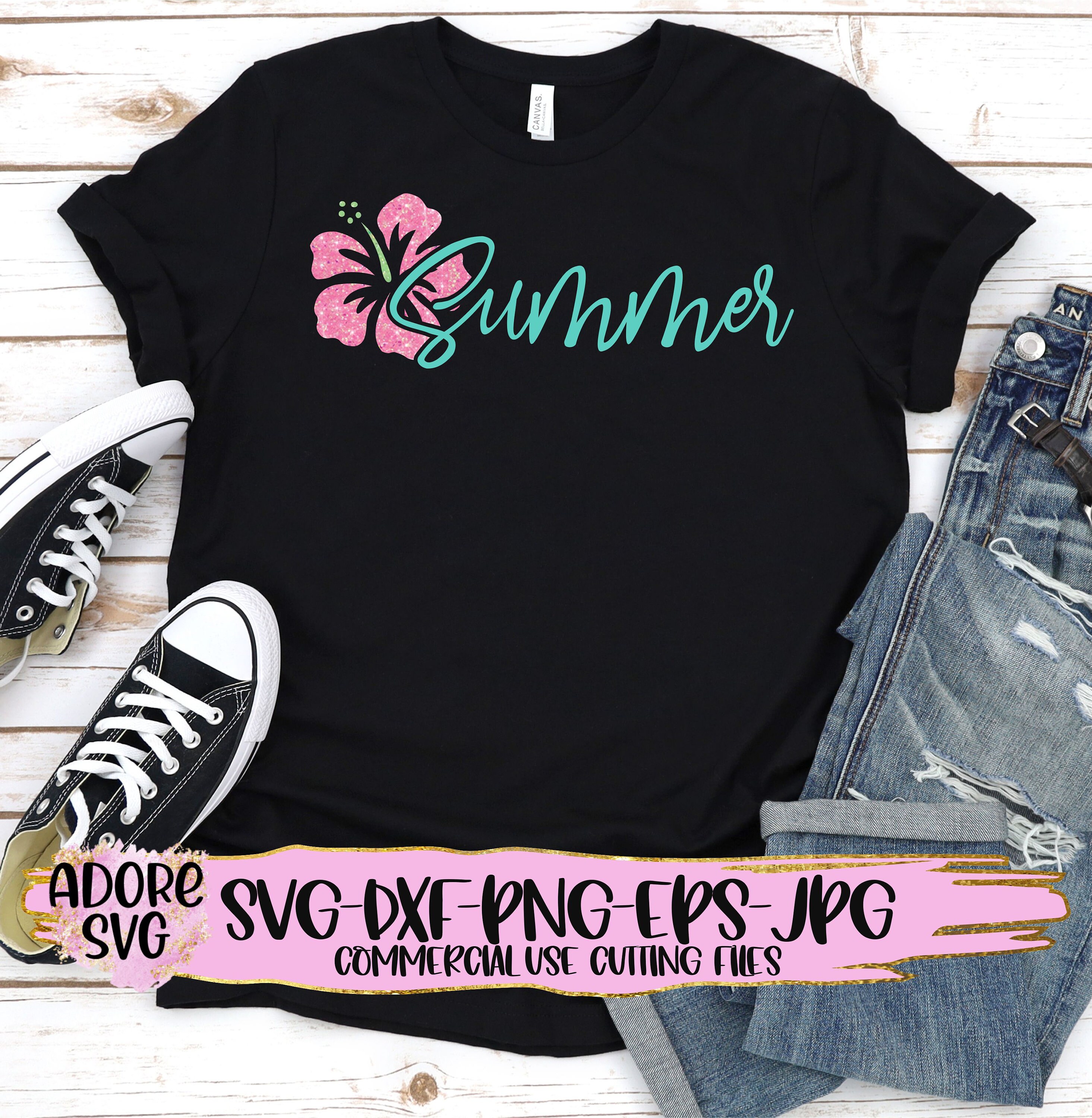 Download Summer Svg Summer Flower Svg Vacation Svg Hibiscus Svg Beach Svg Summertime Svg Summer Svg Design Summer Cut File Summer Cricut