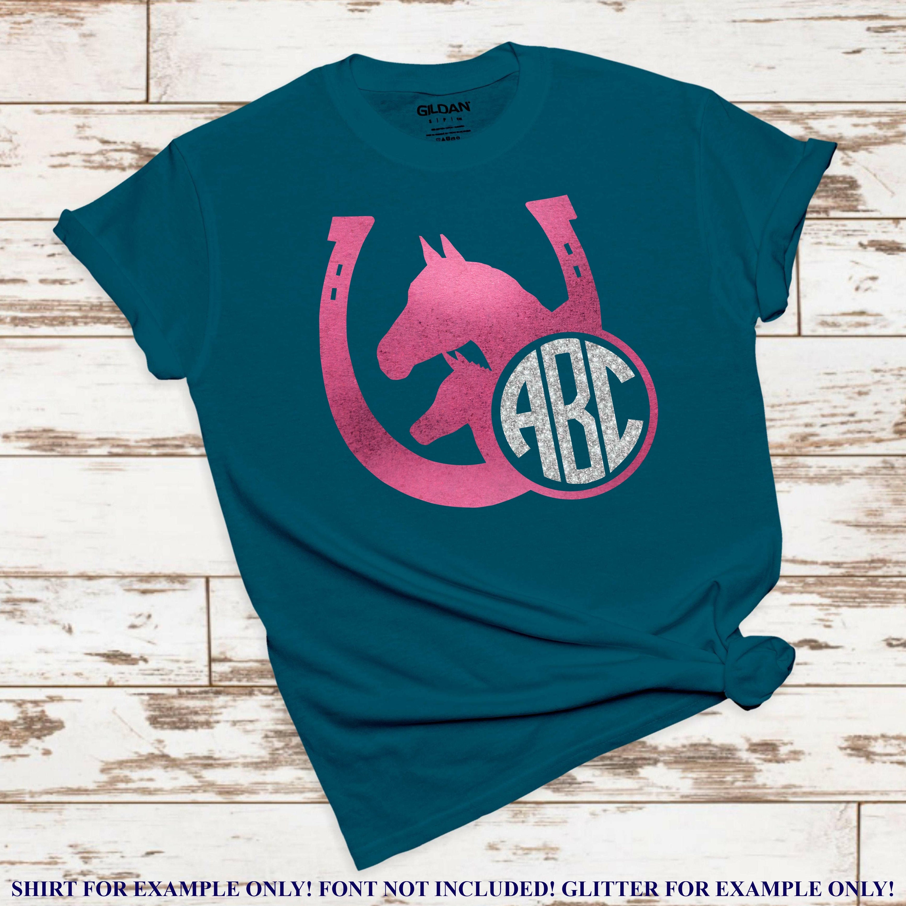 horse shoe svg, horse monogram svg, monogram svg, monogram horse svg, tshirt, monogram svg, svg ...