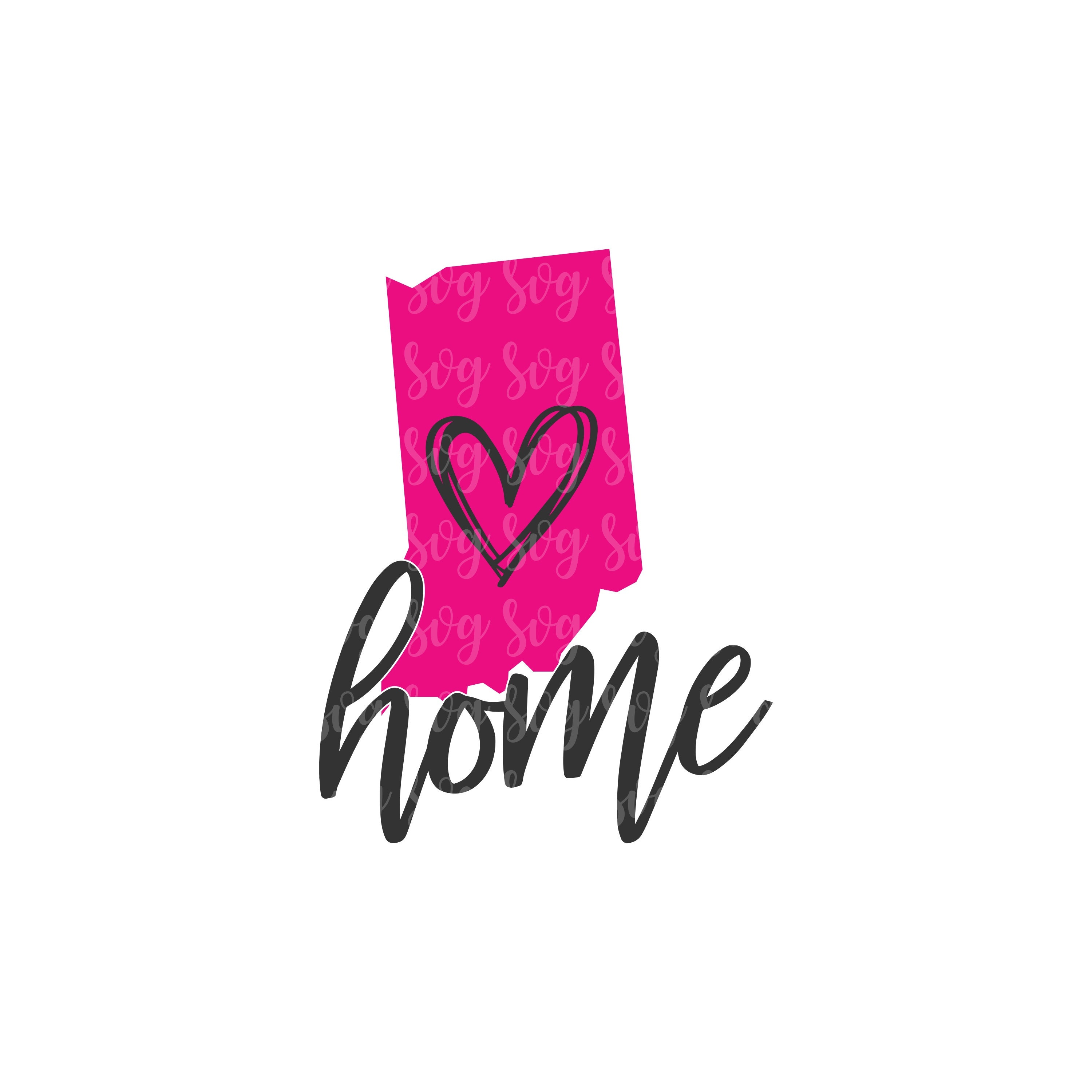 Download Indiana Svg State Svg Home State Svg Home Svg State Home Svg Cuttable Svg Designs Cuttable Cut File Cricut Svg