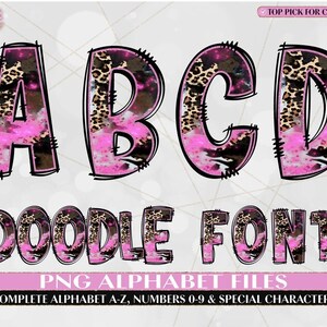 100 Mega Font Bundle-Uppercase, Lowercase, Numbers & Special Characters included-Entire Alphabet Font Sets, Individually Saved PNG image 7