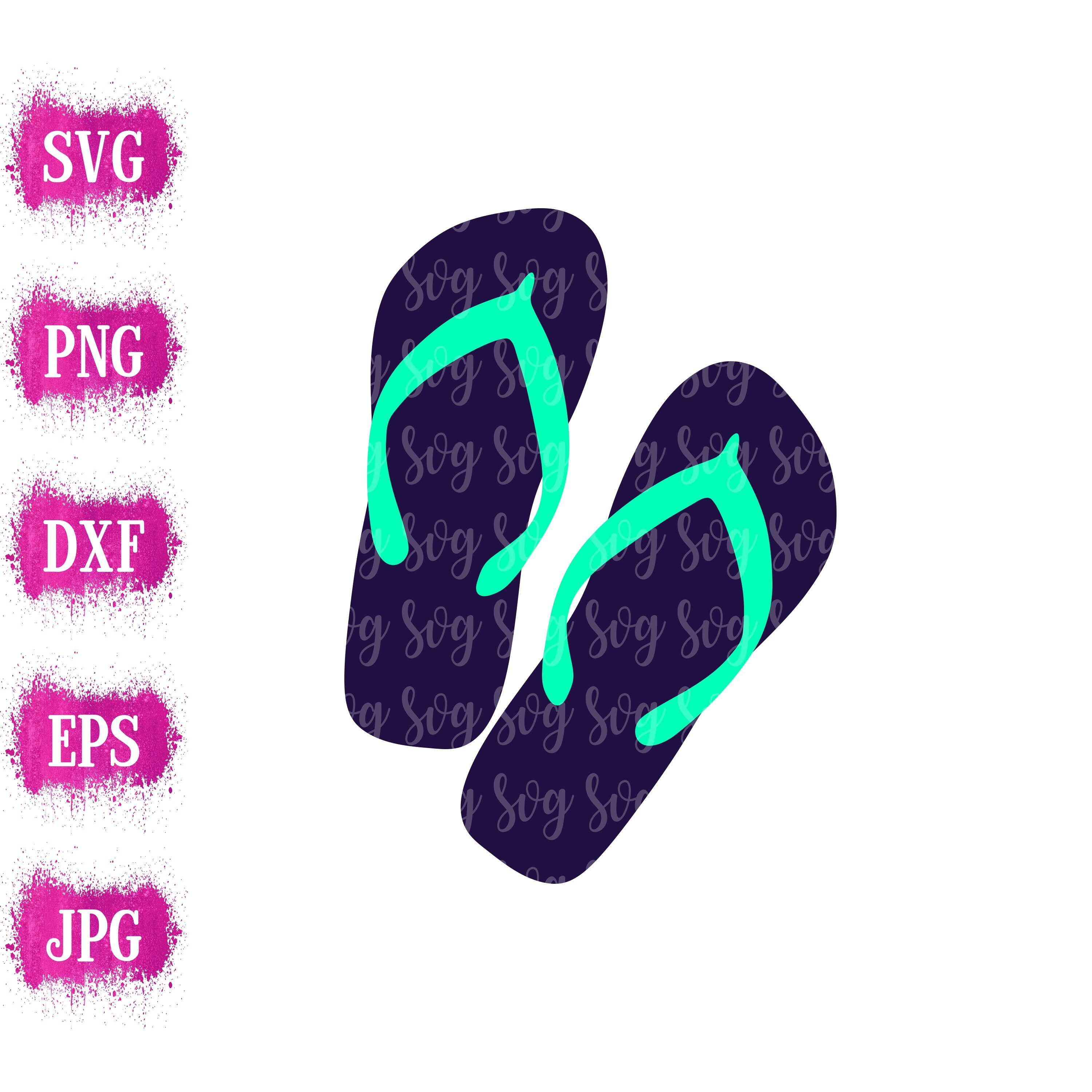Flip Flop Monogram Svg Flip Flop Svg Monogram Svg Monogram Flip Flop Svg Vacation Tshirt Adventure Svg For Cricut Silhouette Cut File