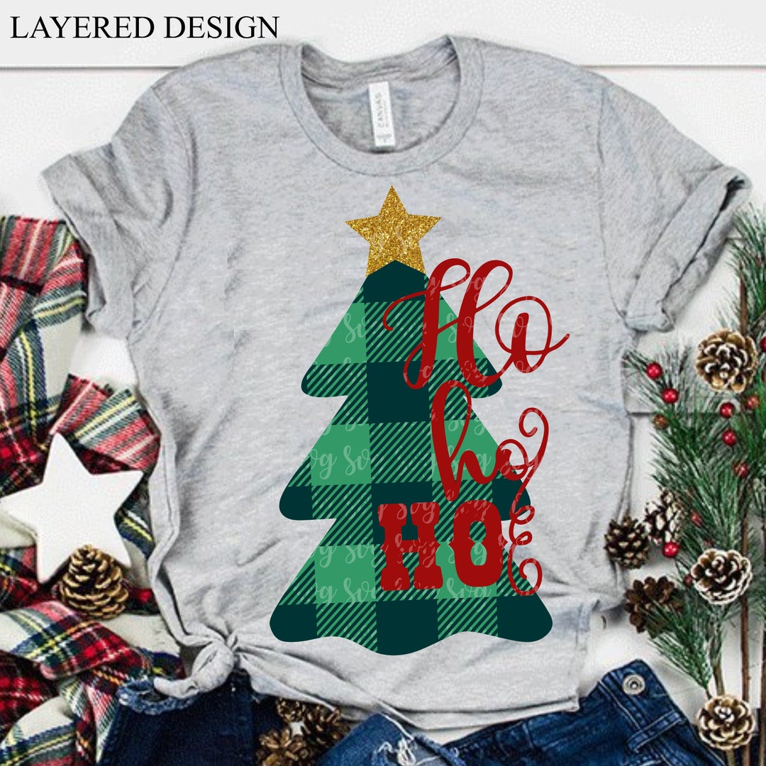 Plaid Christmas Tree Svg Christmas Svgplaid Svgmerry - Etsy