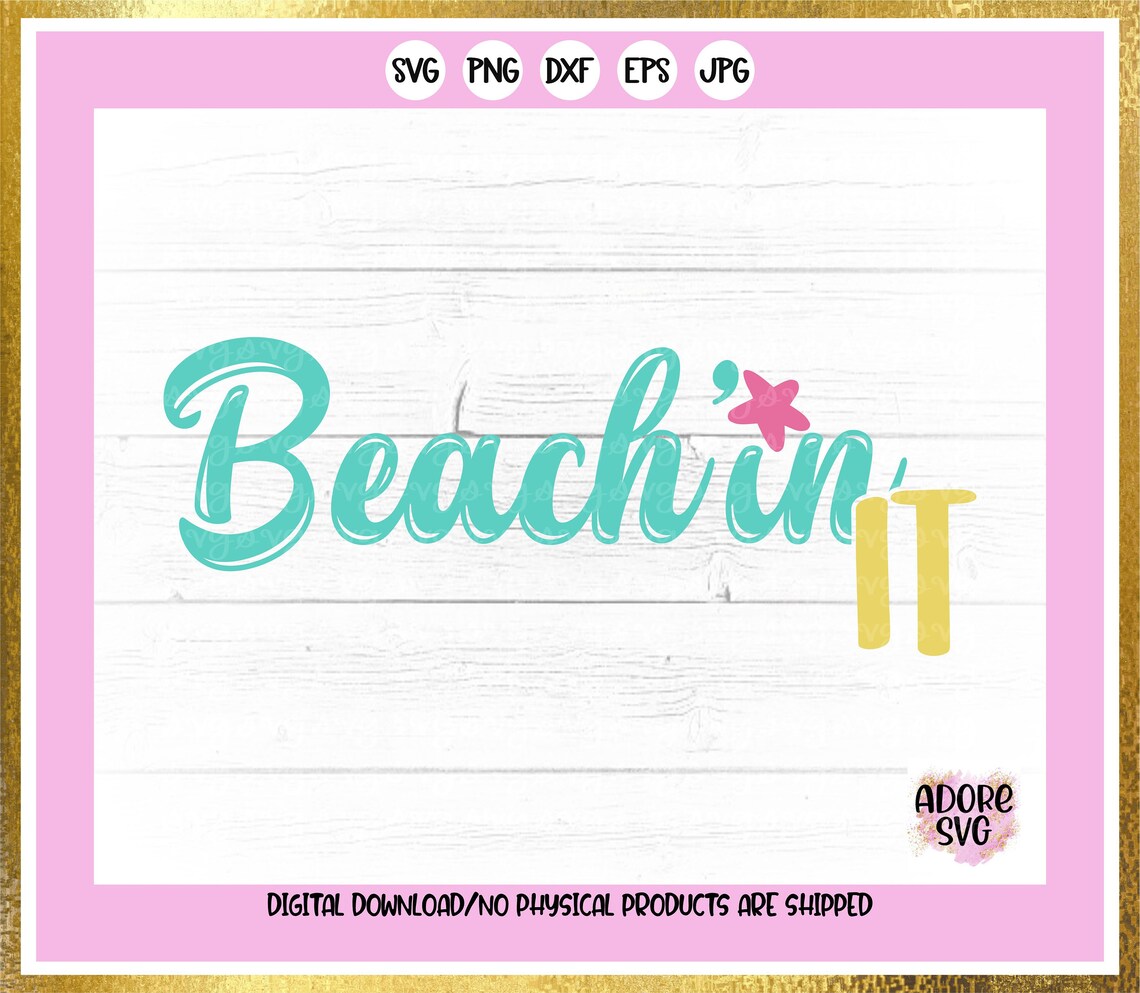 Download Summer Svg beachin it svg vacation svg beachin svg beach | Etsy