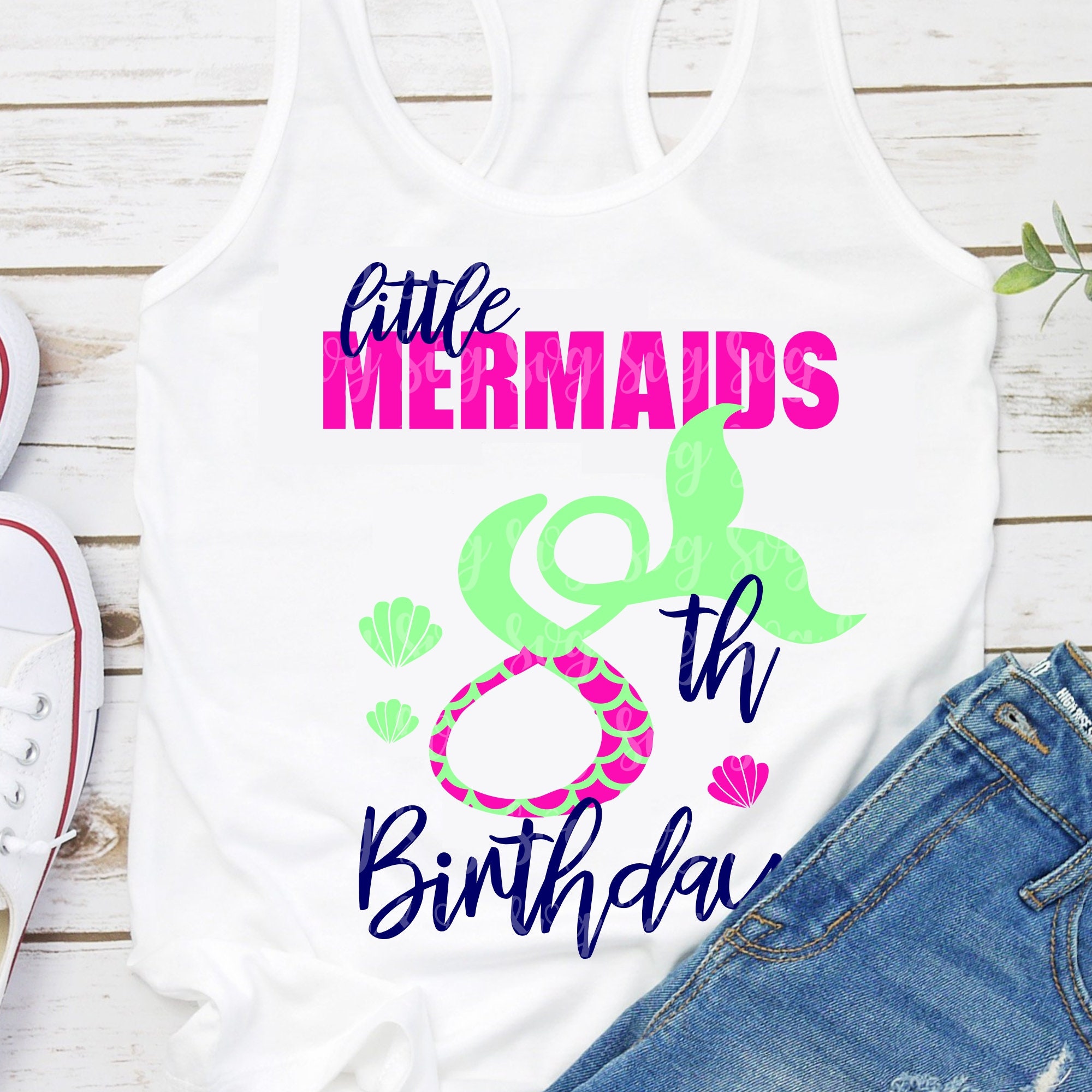 Free Free 259 Mermaid Birthday Banner Svg SVG PNG EPS DXF File