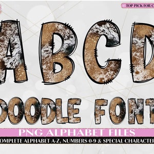 100 Mega Font Bundle-Uppercase, Lowercase, Numbers & Special Characters included-Entire Alphabet Font Sets, Individually Saved PNG image 9