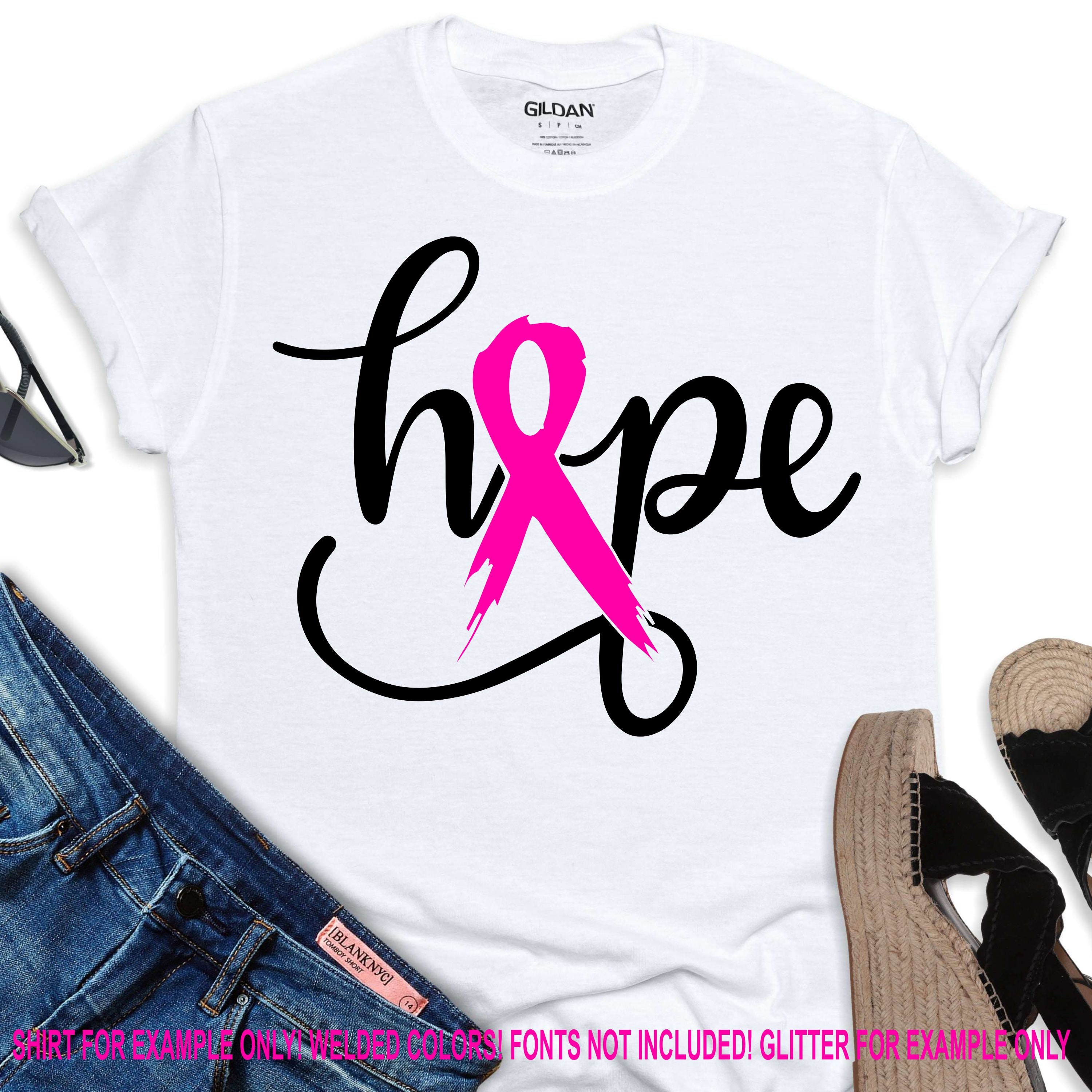 Breast Cancer Svg Hope Svg Ribbon Svg Pink Ribbon Svg Etsy | Images and ...