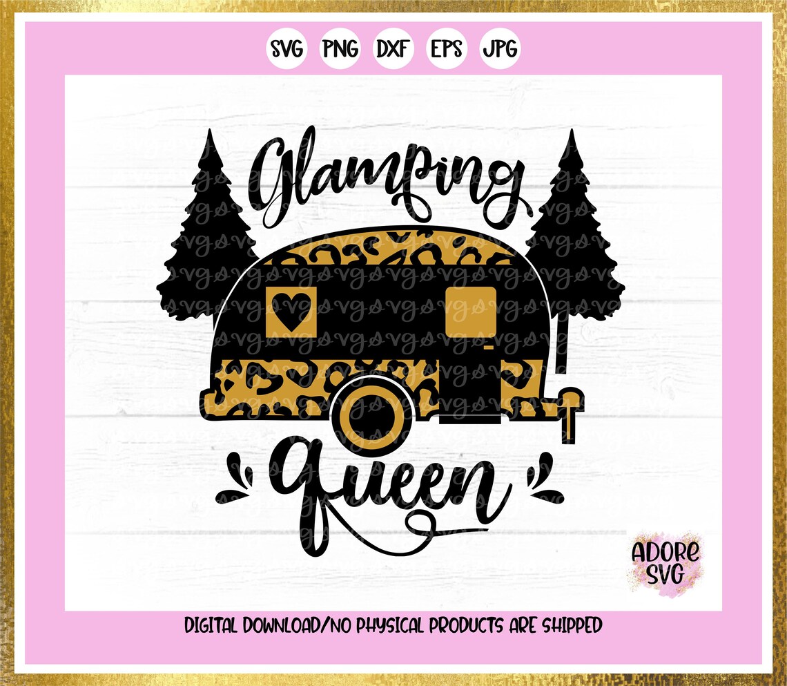 Download Summer Svg glamping queen svg vacation svg glamping svg | Etsy