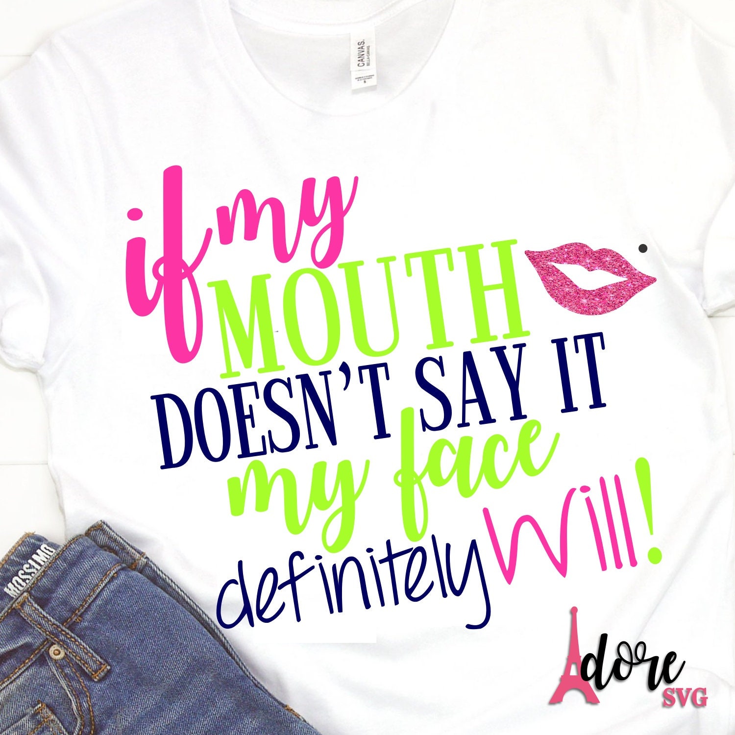 Download Funny Sarcastic Shirts,If My Mouth Doesn't Say It,My Face ...