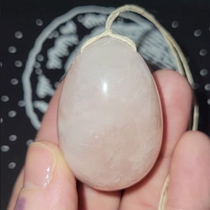 Medium Rose Quartz Yoni Egg