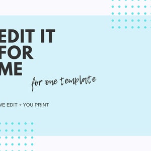 Editing Service Add On, Edit My Invitation For Me, Personalise My Corjl Template, Rush Option
