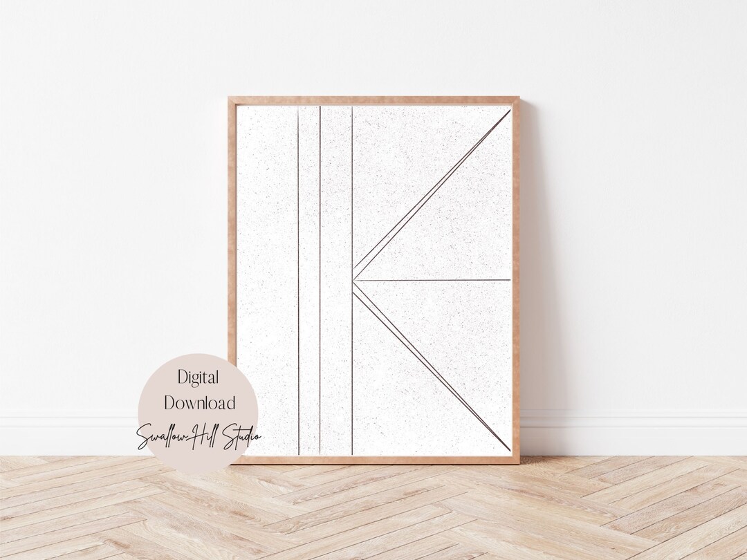 Abstract Line Art Printable - Minimalist - Instant Digital Download ...