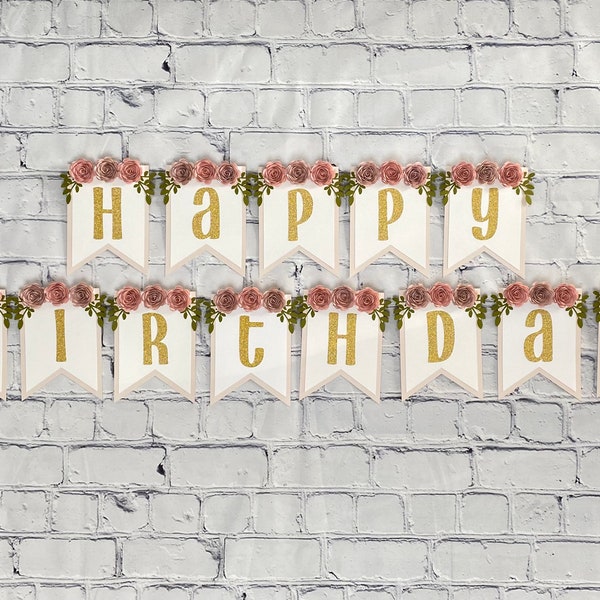 Floral Banner - Etsy