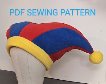 Patron de couture PDF bonnet pomni