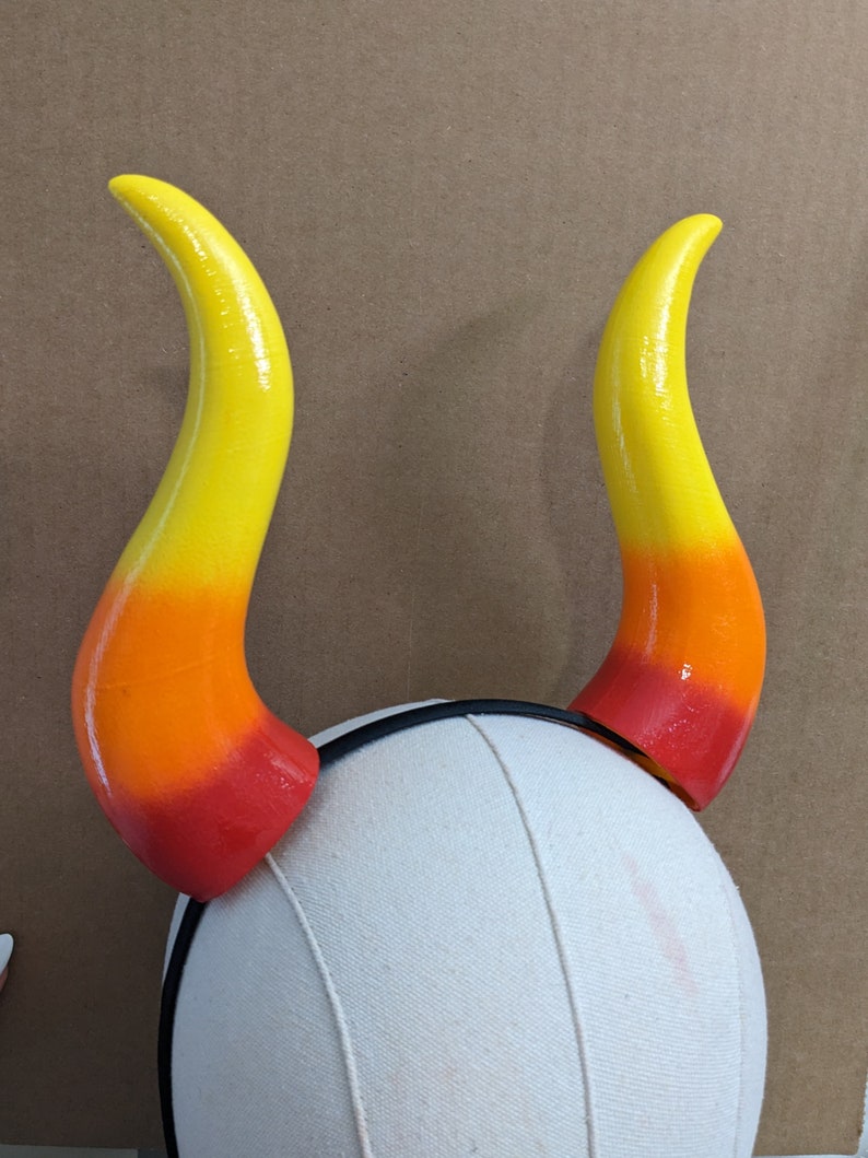 3D-printed Homestuck horns Gamzee/Kurloz