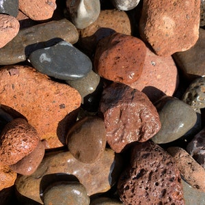PNW River Rocks: Multi Color Oregon Garden Decor