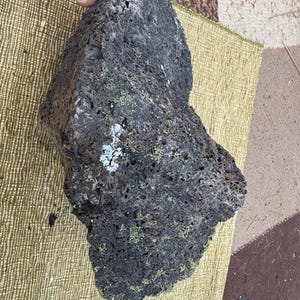 Black  with a mix of Grey Lava  rock, textured magma rock, Planted Aquarium, terranium, garden Decor, volcanic  Rock Stone
