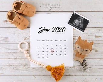 Calendar Mockup Etsy