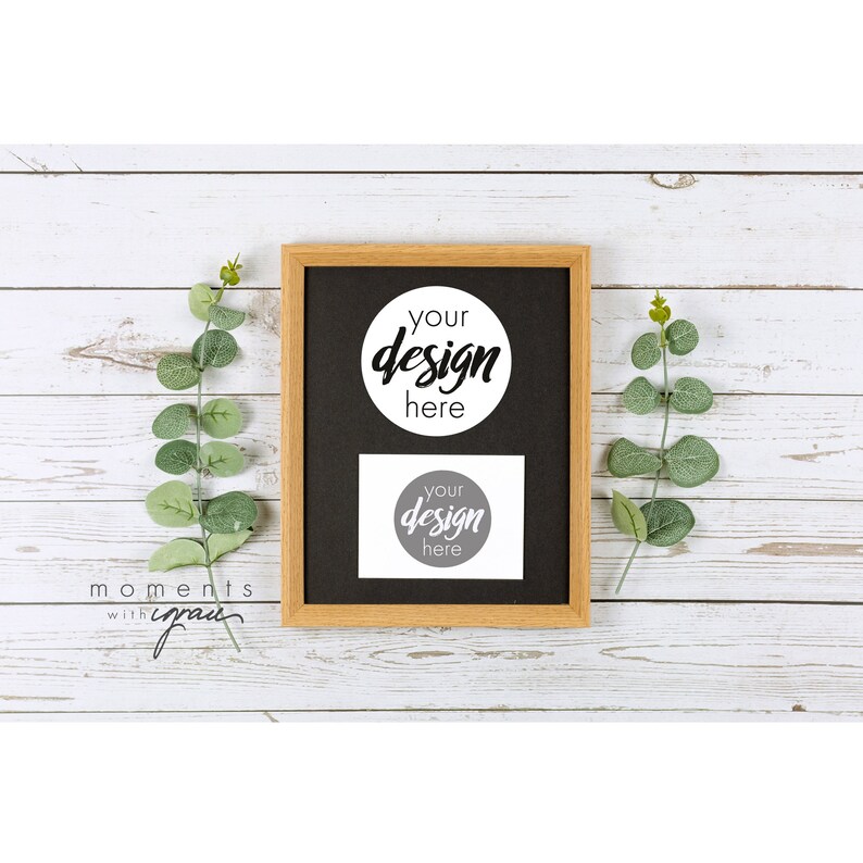 Download Frame Mockup with Sonogram Styled Stock Baby Rustic DIY | Etsy