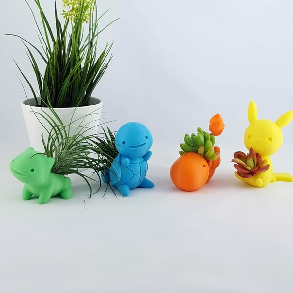 Cute Pokemon Air Plant Planter Holder Decor