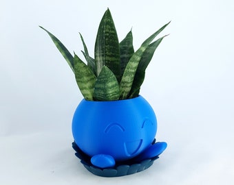 Oddish Planter Succulent Plant Pot 3D Printed Large