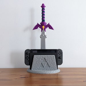 Zelda Switch Dock with Removable Master Sword