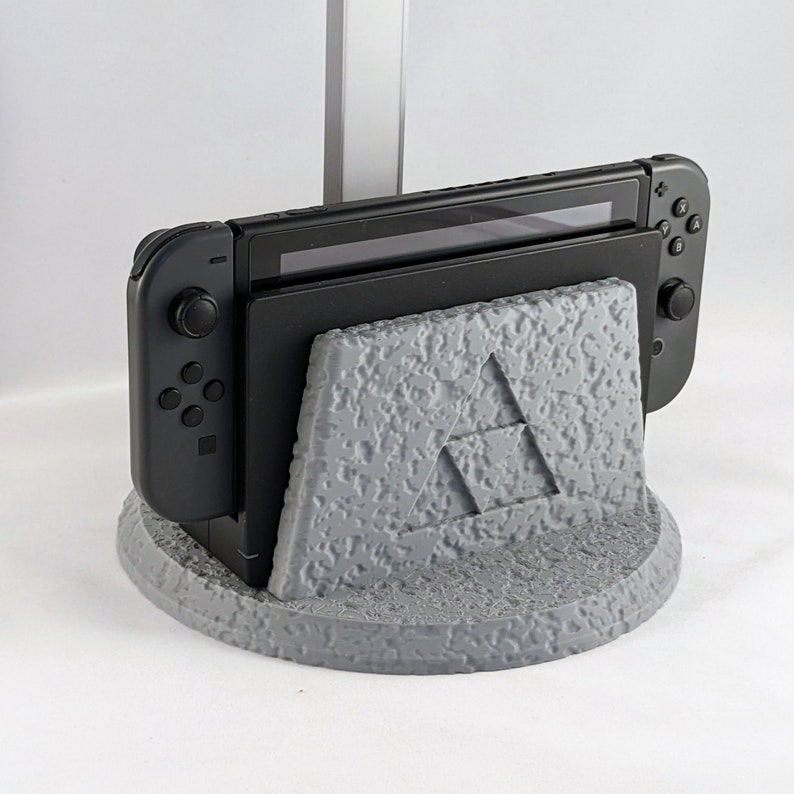 Zelda Master Sword Dock for Switch & Switch 2 | Tears of the Kingdom Gaming Decor | 3D Printed Stand Organizer Gift image 3