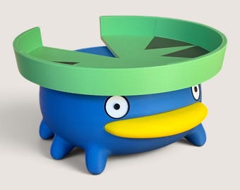Lotad Container with Lily Pad Tray Lid, Desk Organiser