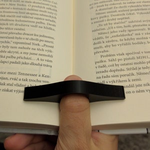 Book Page Holder Thumb Page Holder Book Holder Bookworm 3D Printed Reading Book Accessories image 3