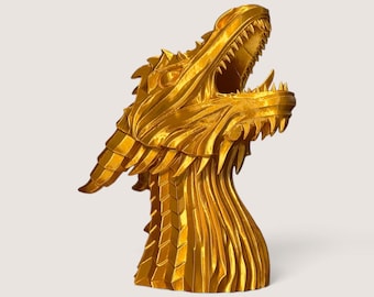 Dragon Headphone Stand – 30 cm Headset Holder