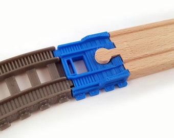 TrackMaster (2014+) to Wooden Railway Train Track Adapter 2pcs