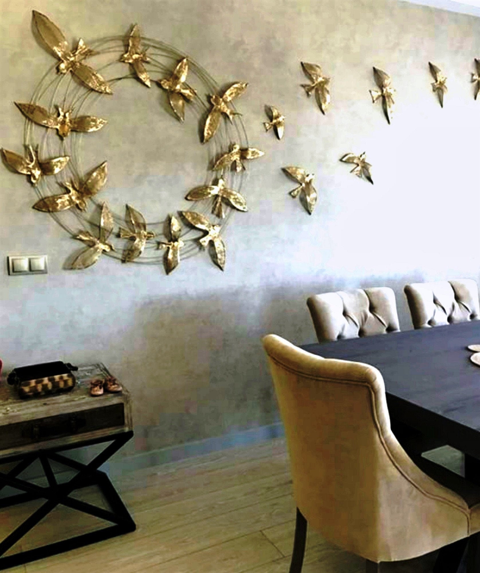 Extra Large Metal Wall Decoroutdoor Wall Decor 3d Etsy
