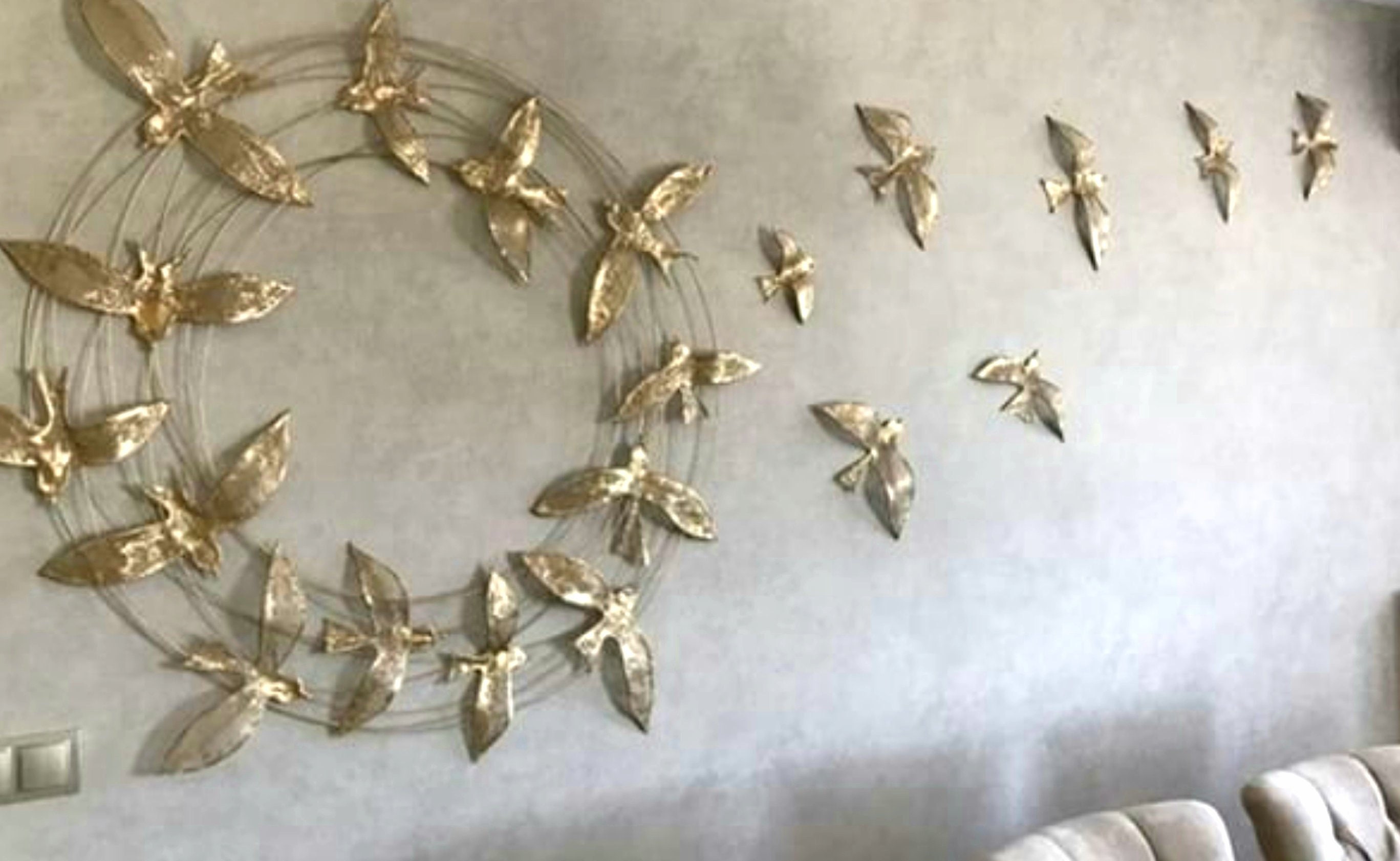 Extra Large metal wall decor150x150cmoutdoor wall decor.3D Etsy