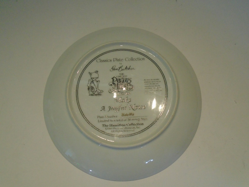 Precious Moments 8 Collectible Platemake A Joyful Noise 3662G - Etsy