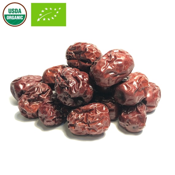 Organic Jujube Fruit Slices Ziziphus jujuba Natural Apothecary Wicca Herb