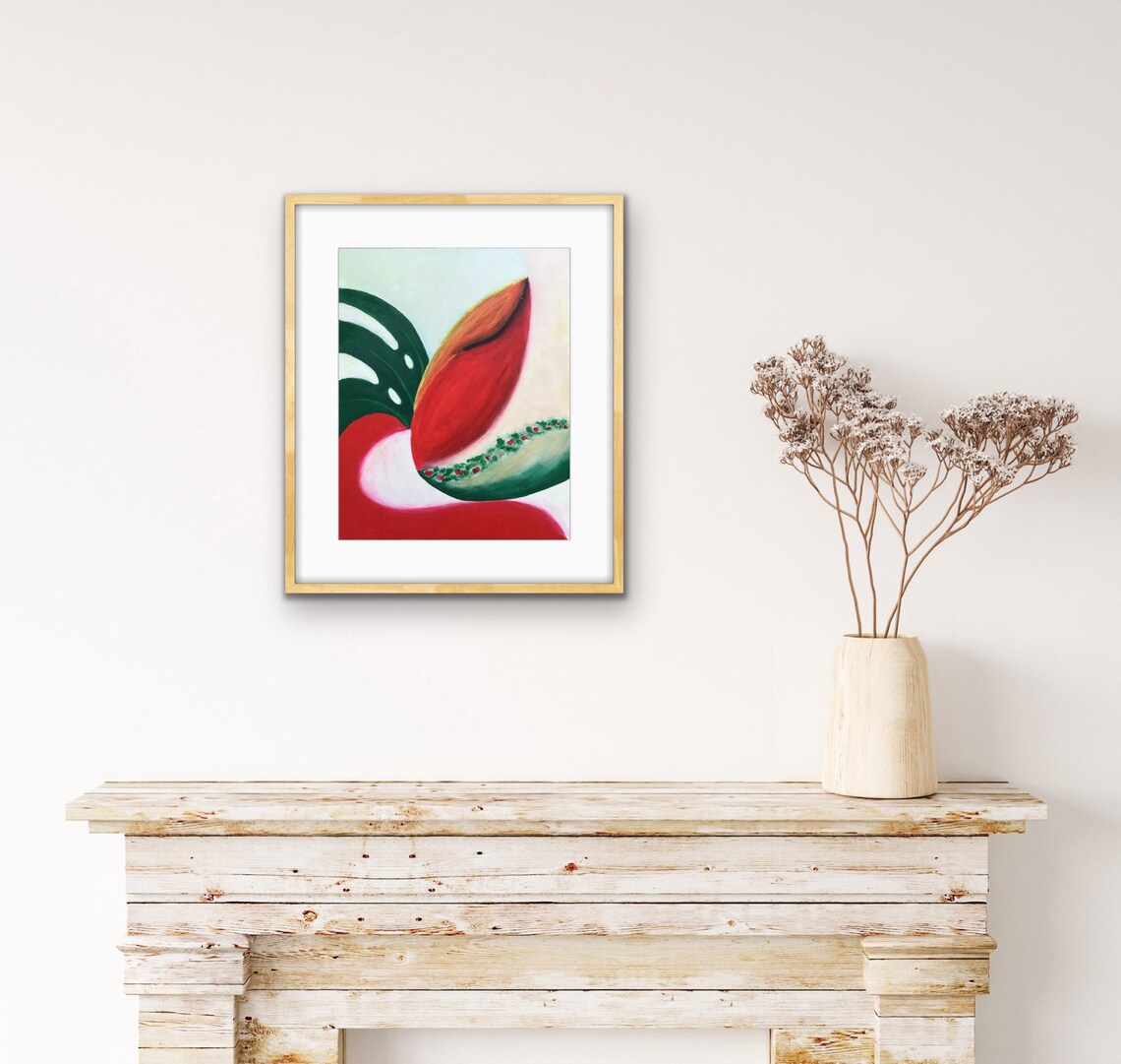 Acrylic Original Painting on Canvas Board Etsy