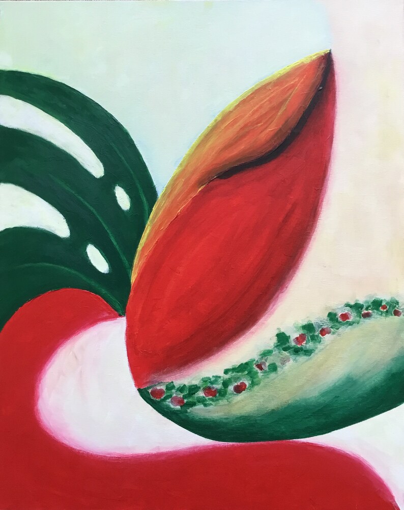 Acrylic Original Painting on Canvas Board Etsy