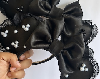 black Heart Minnie ears