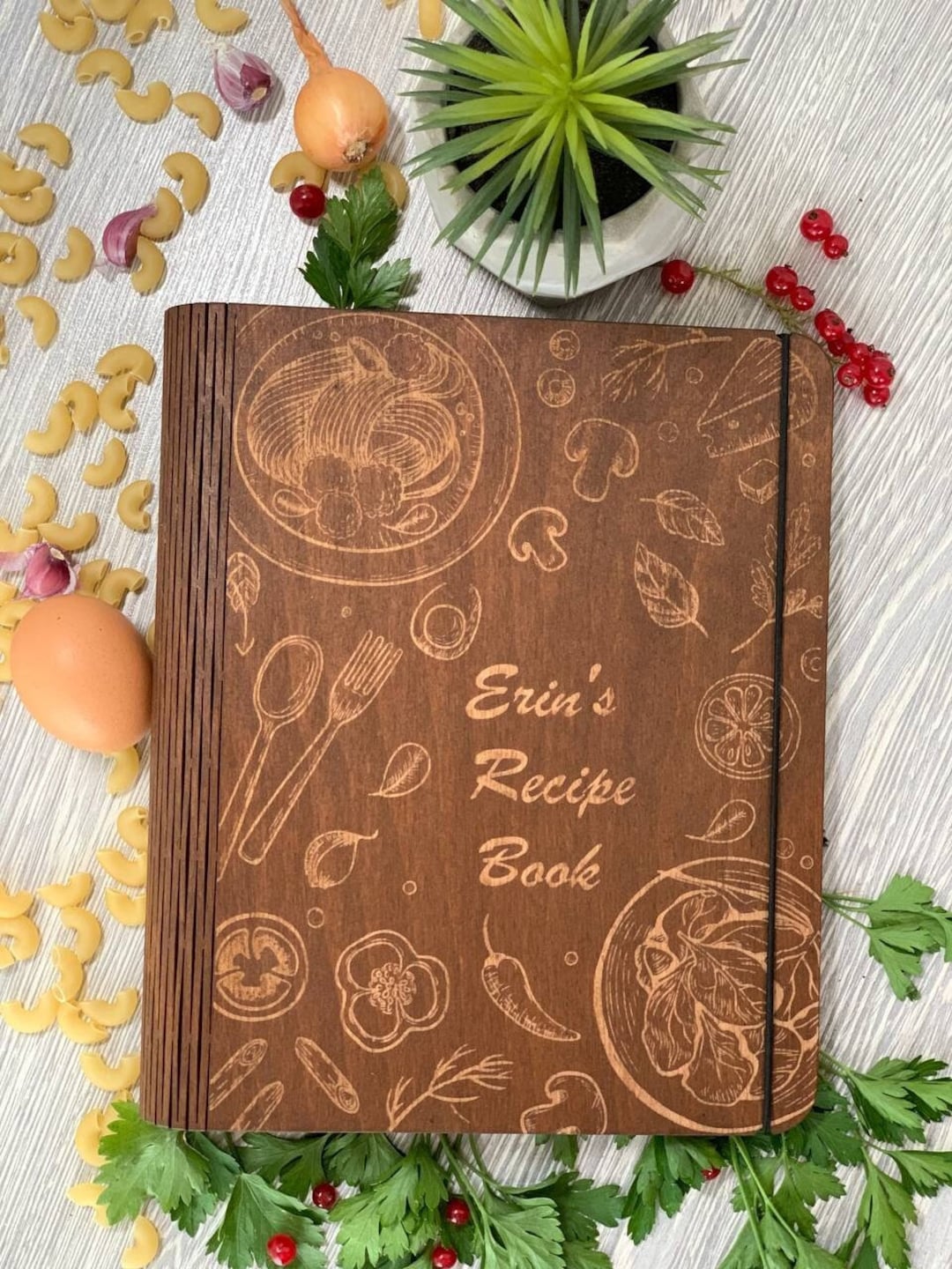 Cookbook Journal, Recipe Storage, Moms Recipe Book, Recipe Book