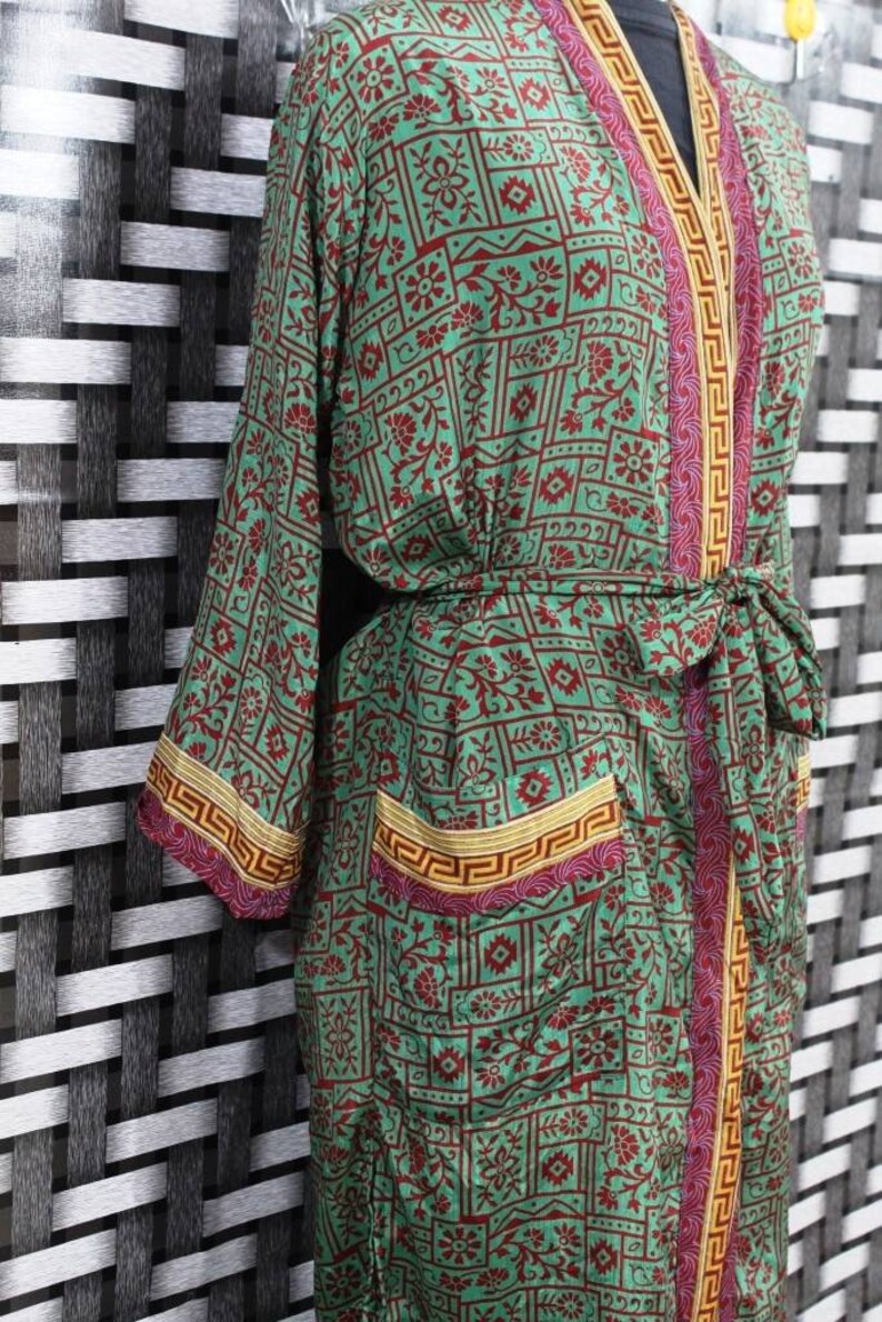 silk sari kimono