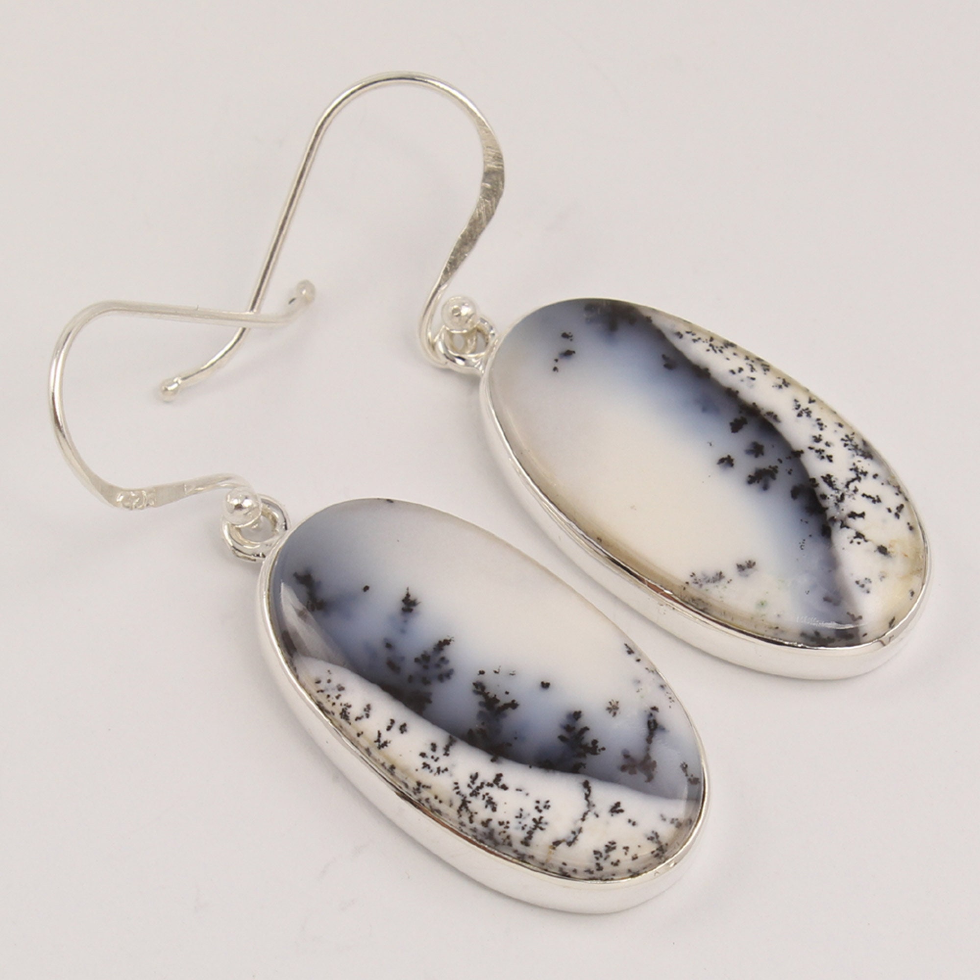 silver delicate earrings