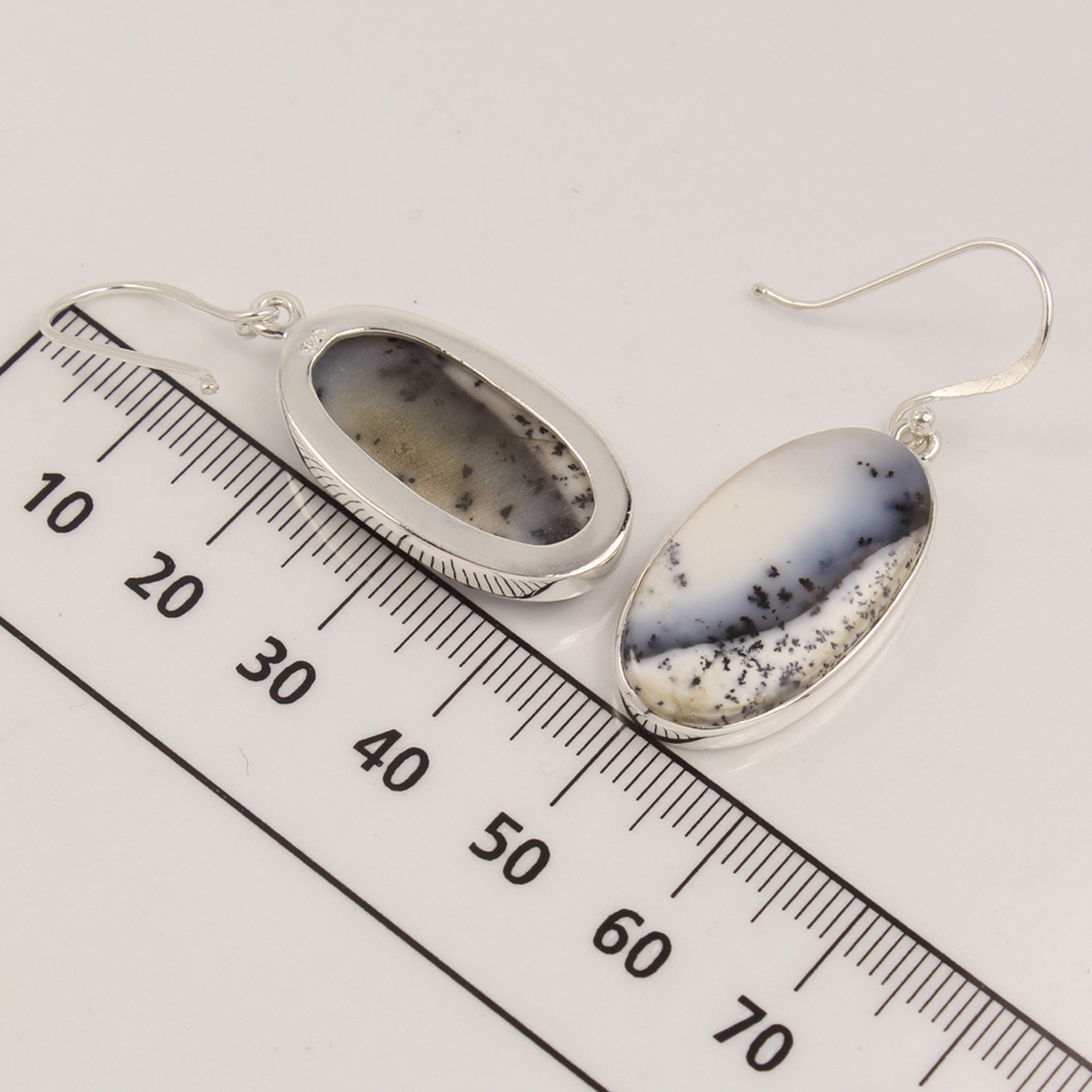 silver delicate earrings
